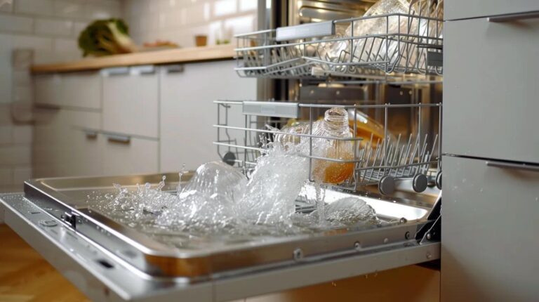 leaking dishwasher