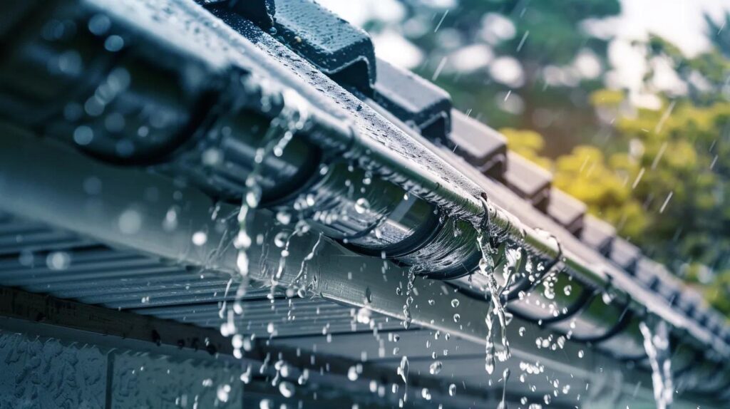 water intrusion into house due to a leak in the roof