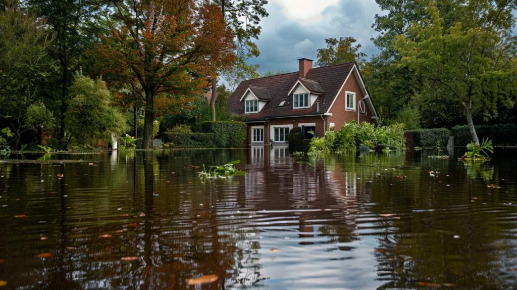 home flooding due to storm