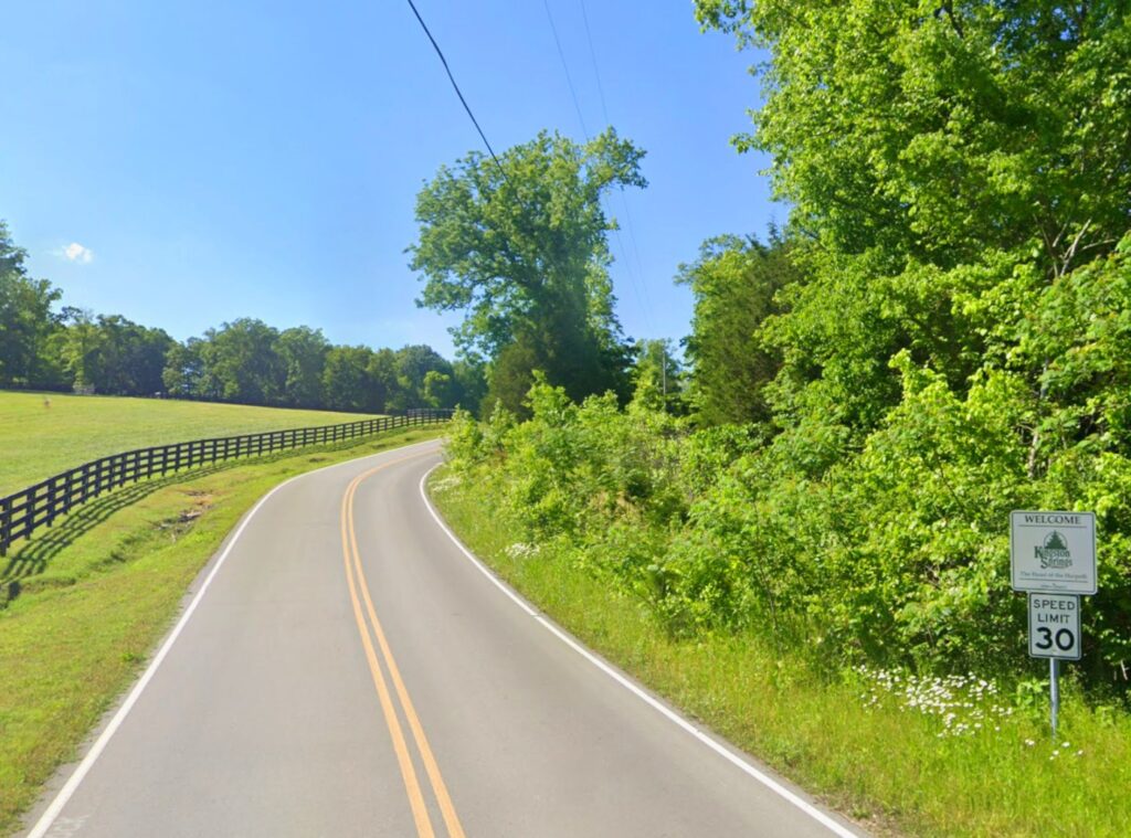 Countryside in Kingston Springs, Tennessee